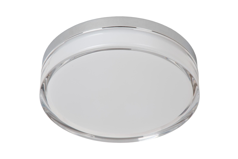 Lucide PLANO - Flush ceiling light Indoor/Outdoor - Ø 23 cm - LED Dim. - CCT - 1x11W 2700K/4000K - IP44 - Opal